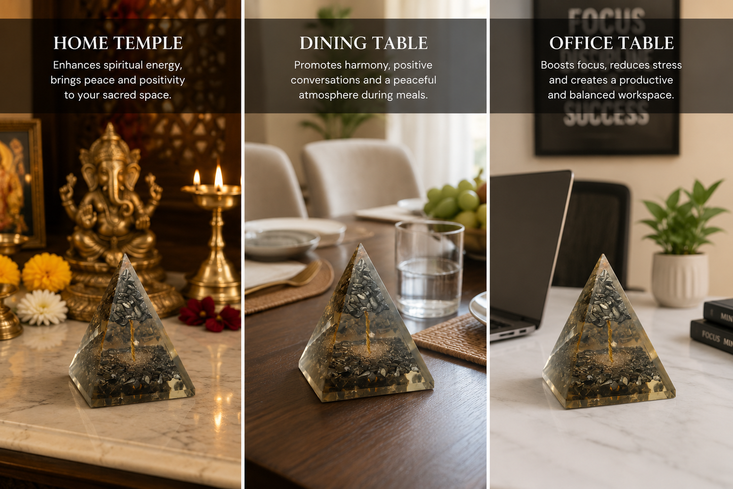 Pyrite Pyramid – Crystal of Wealth, Success & Positive Energy