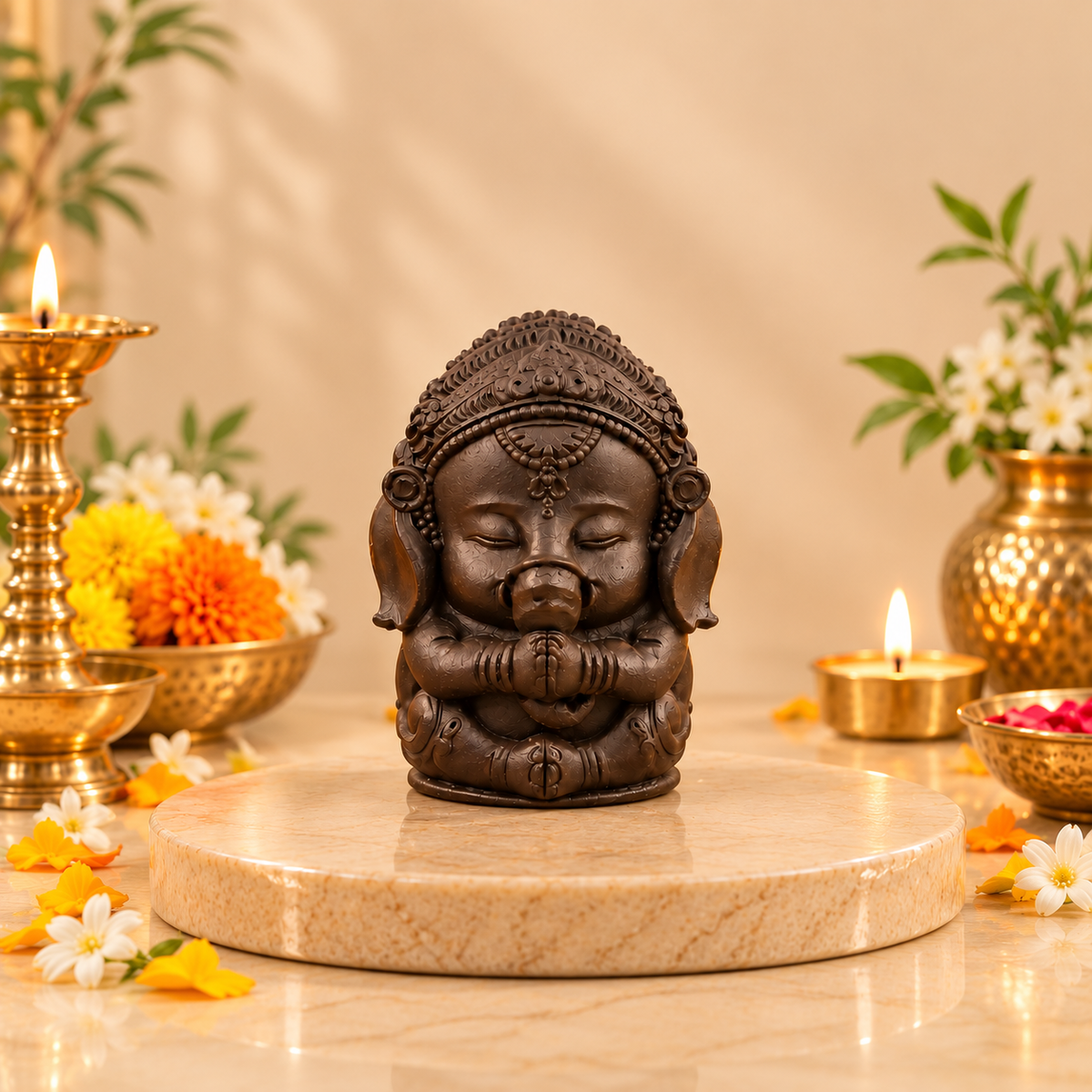 Pyrite Baby Ganesha Ji