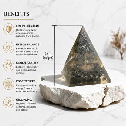 Pyrite Pyramid – Crystal of Wealth, Success & Positive Energy