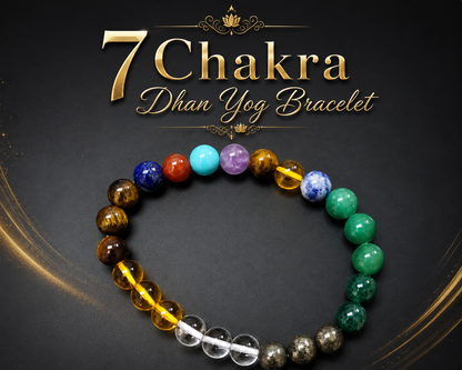 7 Chakra Dhan Yog Bracelet – Harmony, Prosperity & Positive Energy