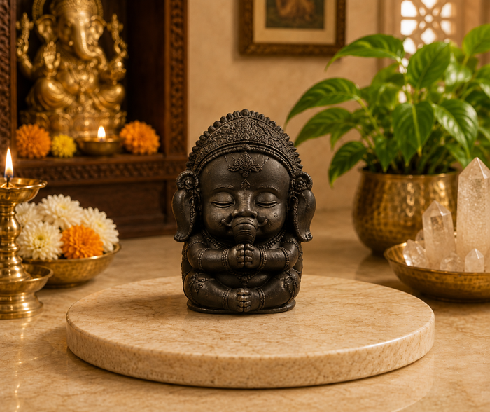 Pyrite Baby Ganesha Ji