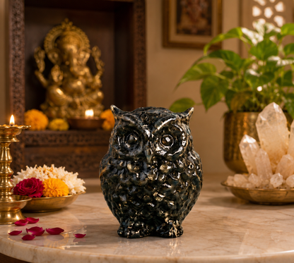 Pyrite Owl – Symbol of Wisdom, Protection & Prosperity