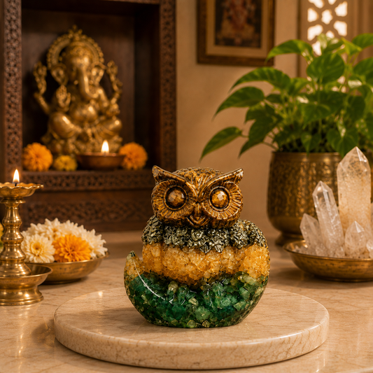 Money Magnet Owl (Symbol of Goddess Lakshmi)