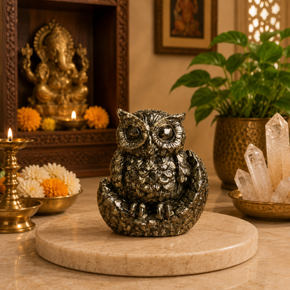 Pyrite Owl (Deity of Wealth)