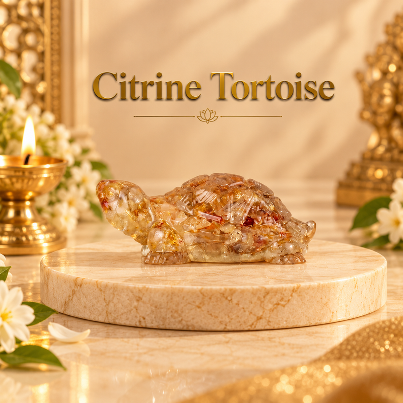 Vastu Citrine Tortoise (Kachhua)