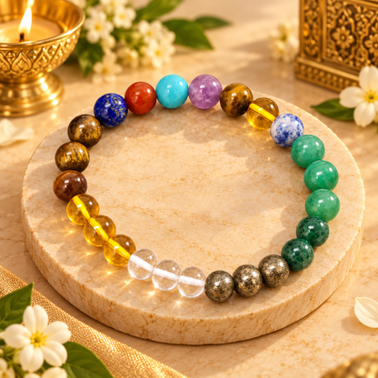 7 Chakra Dhan Yog Bracelet
