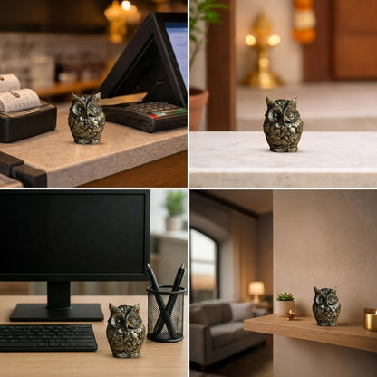 Pyrite Owl – Symbol of Wisdom, Protection & Prosperity