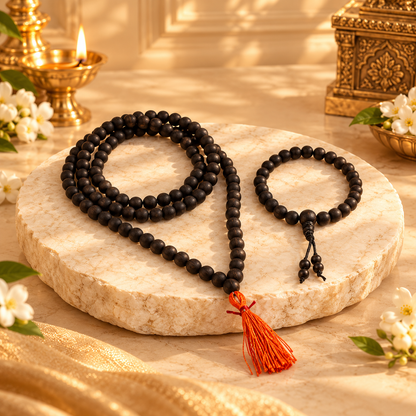 Karungali Malai and Bracelet Combo