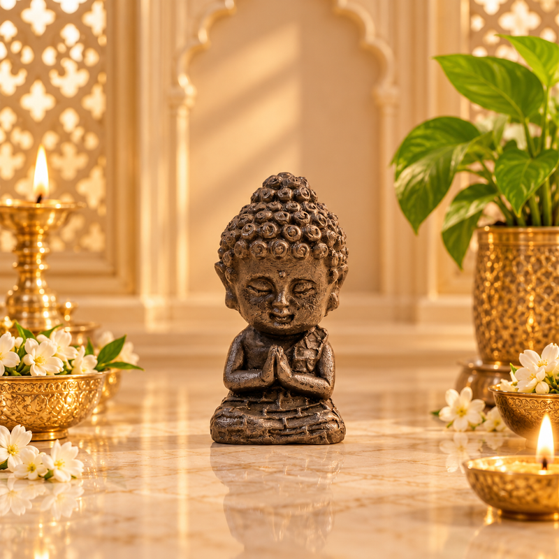 Pyrite Dust Buddha
