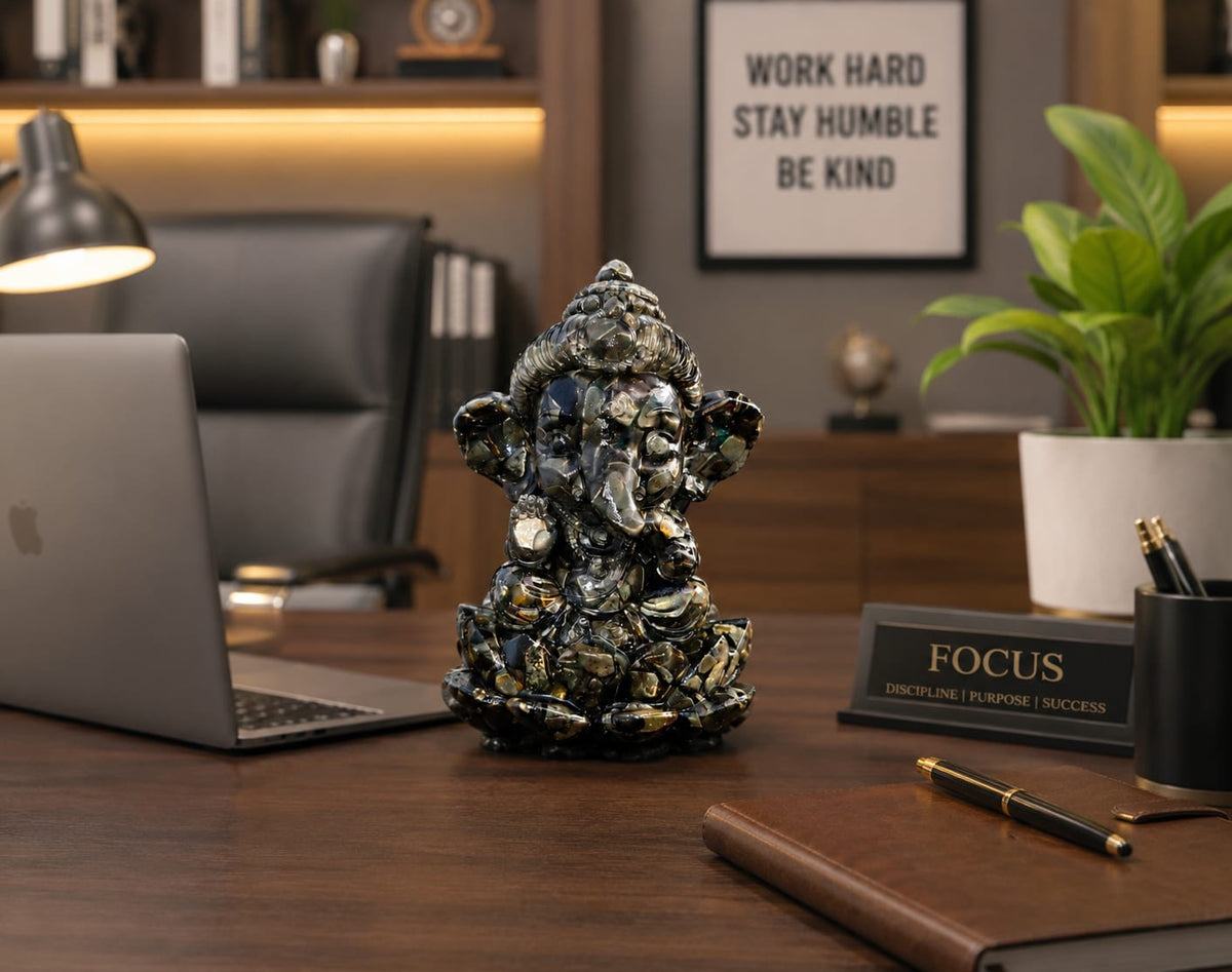 Pyrite Ganesha – Symbol of Prosperity, Wisdom