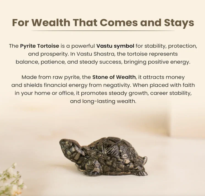 Dhan Lakshmi Bracelet with Vastu Pyrite Tortoise