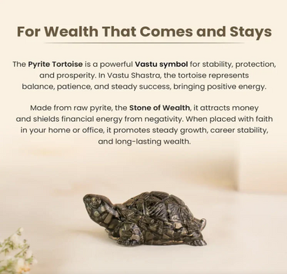 Dhan Lakshmi Bracelet with Vastu Pyrite Tortoise