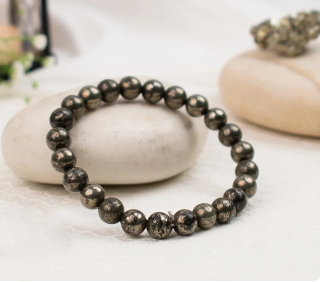 Raw Pyrite Bracelet