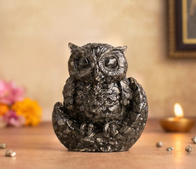 Pyrite Owl (Deity of Wealth)