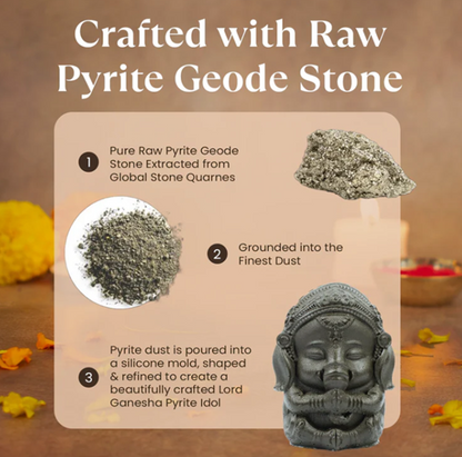 Pyrite Baby Ganesha Ji
