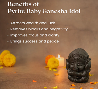 Pyrite Baby Ganesha Ji