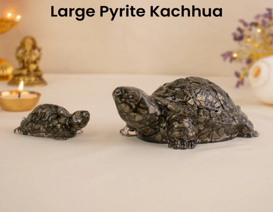 Collector’s Edition Pyrite Tortoise (Kachhua) - Big Size