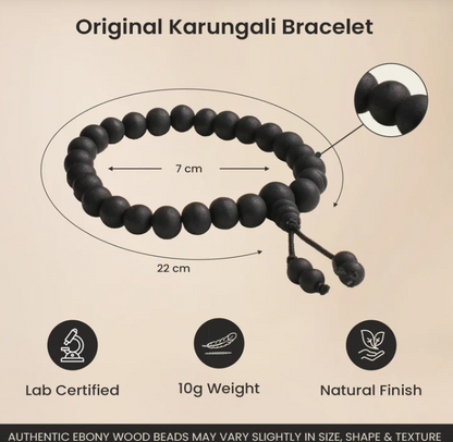 Karungali Malai and Bracelet Combo – Traditional Protection, Positivity & Spiritual Strength