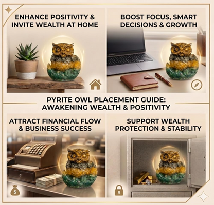 Money Magnet Owl (Symbol of Goddess Lakshmi)