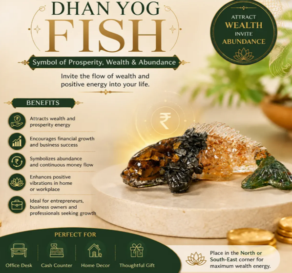 Dhan Yog Crystal Fish