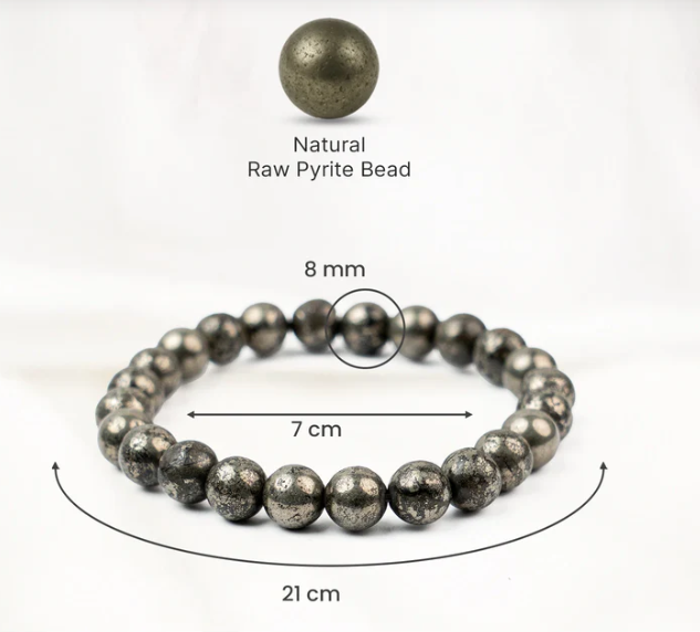 Raw Pyrite Bracelet