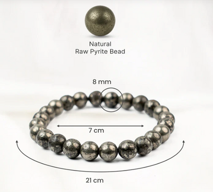 Raw Pyrite Bracelet