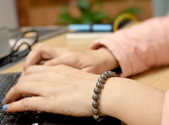 Raw Pyrite Bracelet