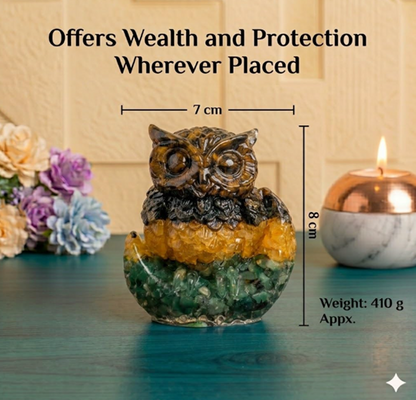 Money Magnet Owl (Symbol of Goddess Lakshmi)