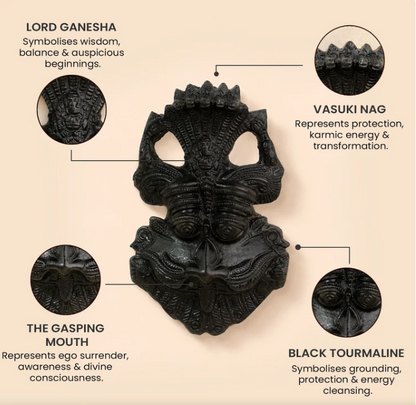 Kirtimukha Black Tourmaline Protection Kavach