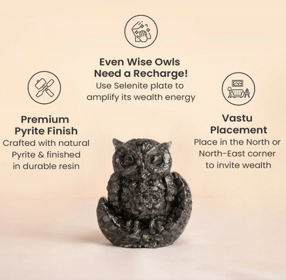 Pyrite Owl (Deity of Wealth)